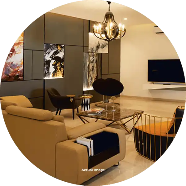 Premium interiors of 4 BHK luxury flats in Pune at 24K Atria